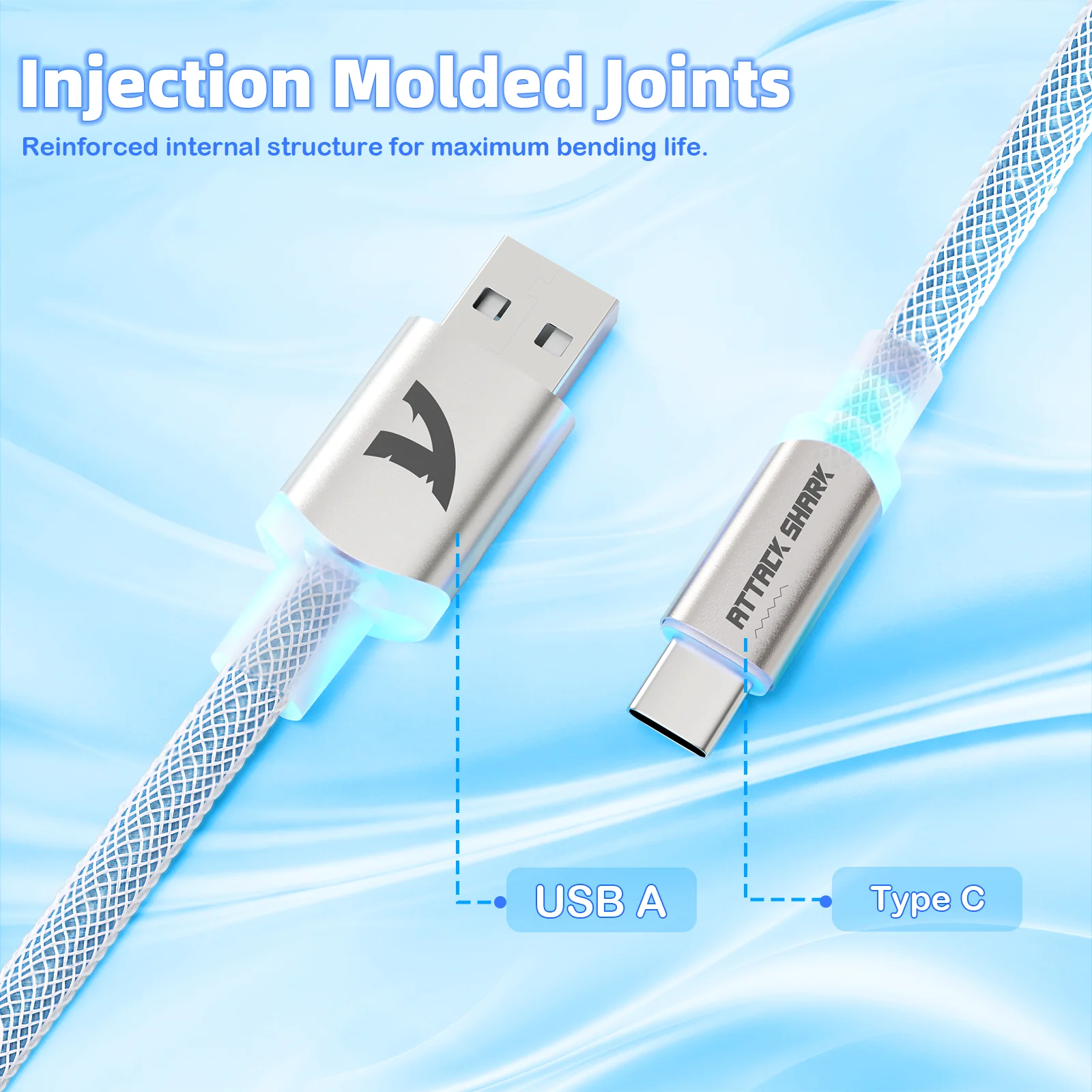 ATTACK SHARK C01ULTIMATE Coiled Cable for 8KHz Magnetic Keyboard - Image 19