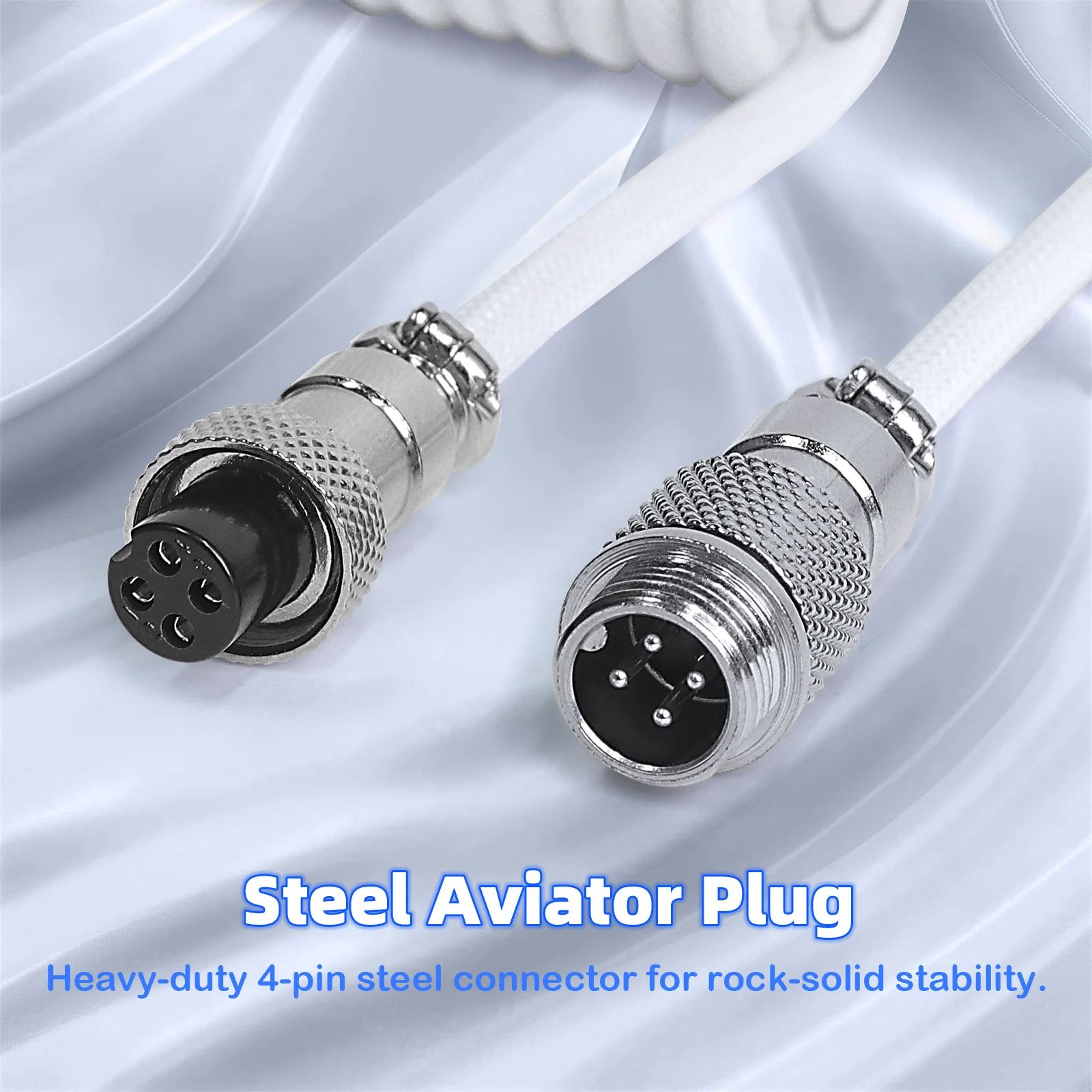 ATTACK SHARK C01ULTIMATE Coiled Cable for 8KHz Magnetic Keyboard - Image 27