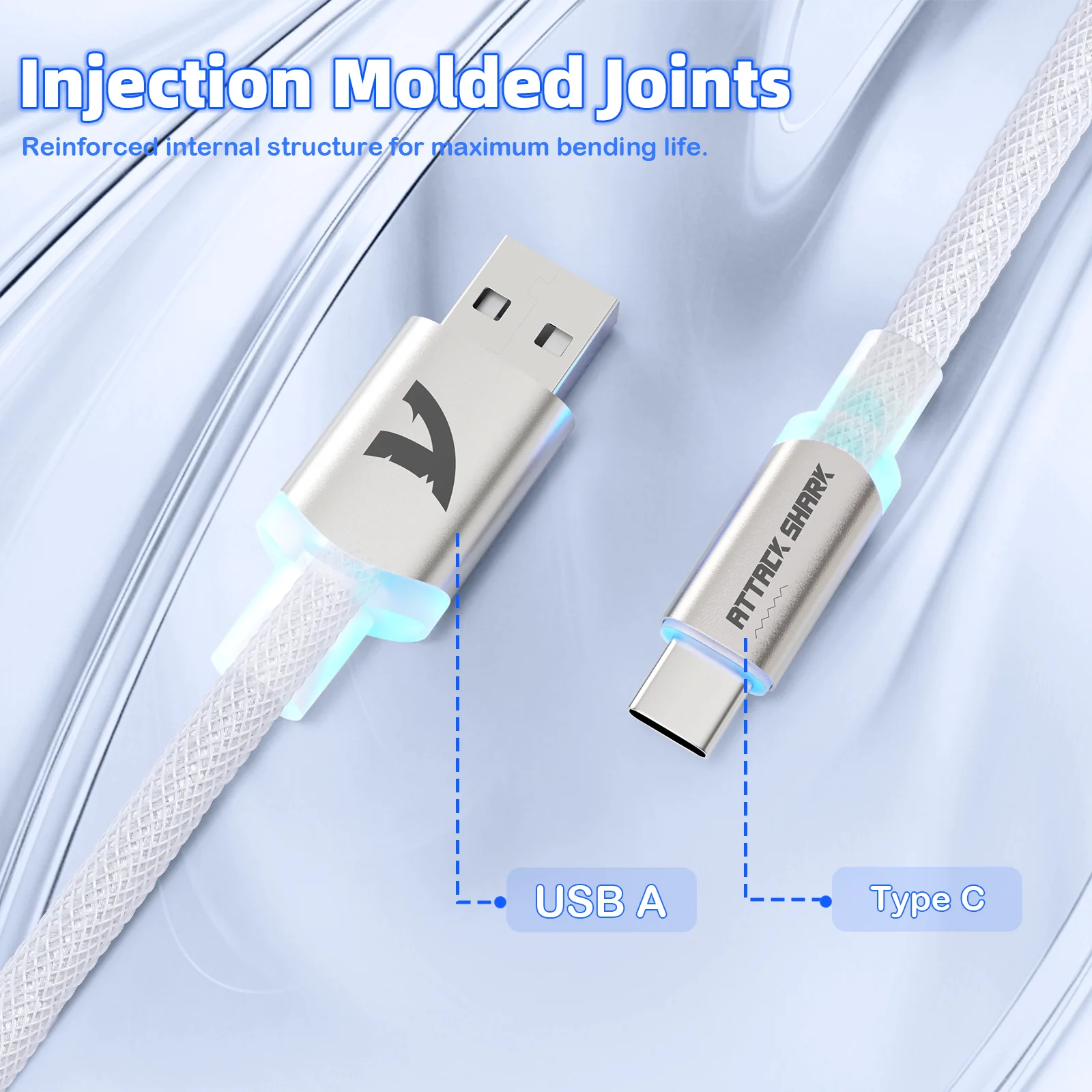 ATTACK SHARK C01ULTIMATE Coiled Cable for 8KHz Magnetic Keyboard - Image 29