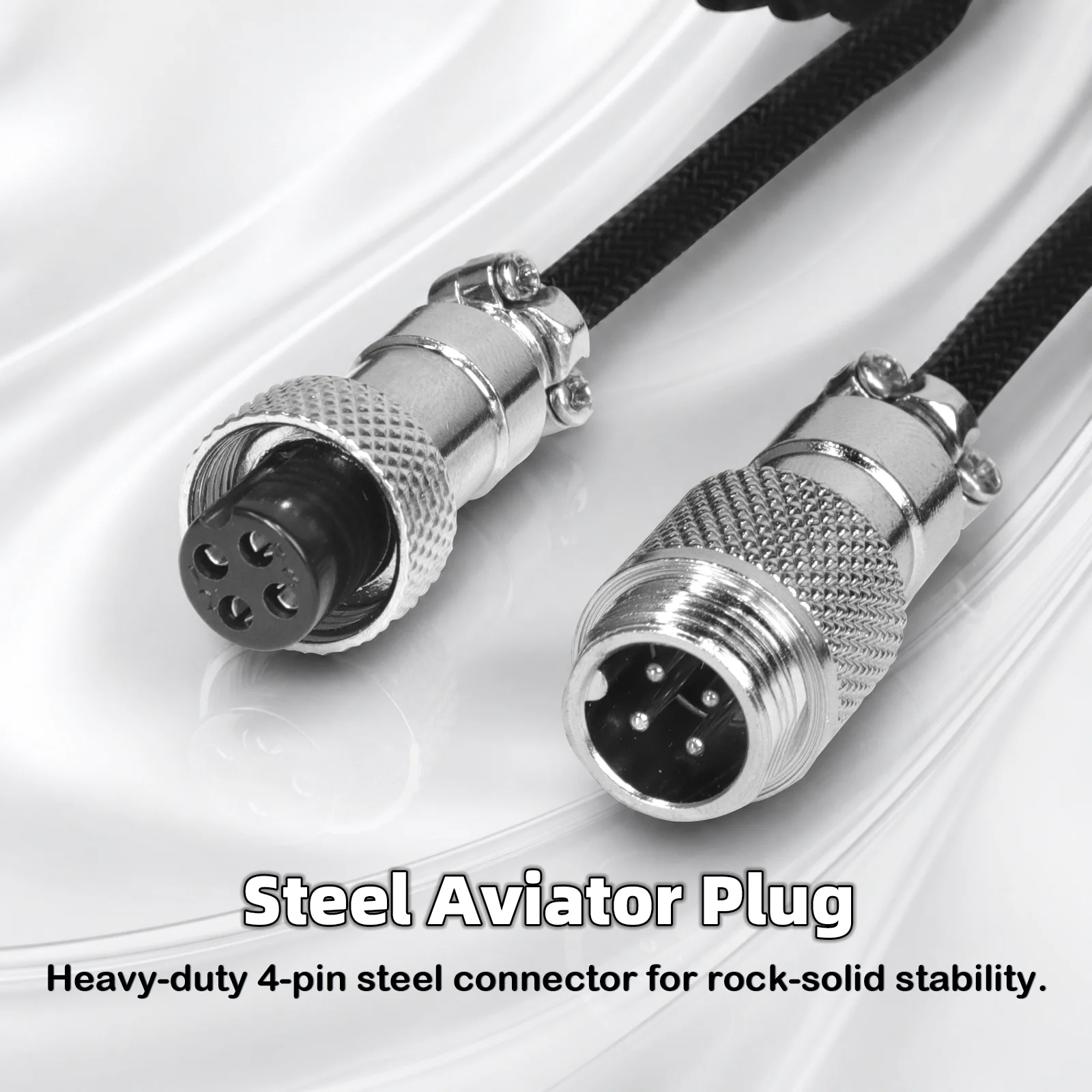 ATTACK SHARK C01ULTIMATE Coiled Cable for 8KHz Magnetic Keyboard - Image 46