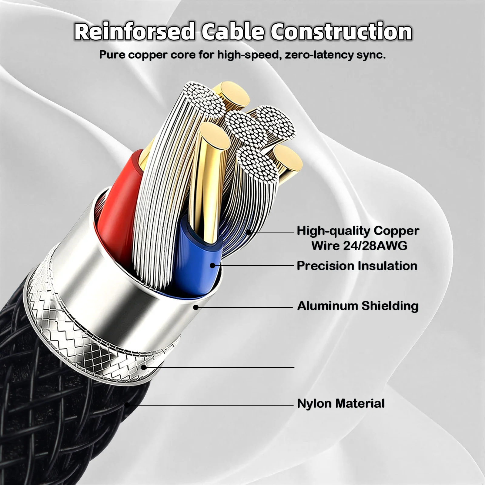 ATTACK SHARK C01ULTIMATE Coiled Cable for 8KHz Magnetic Keyboard - Image 49