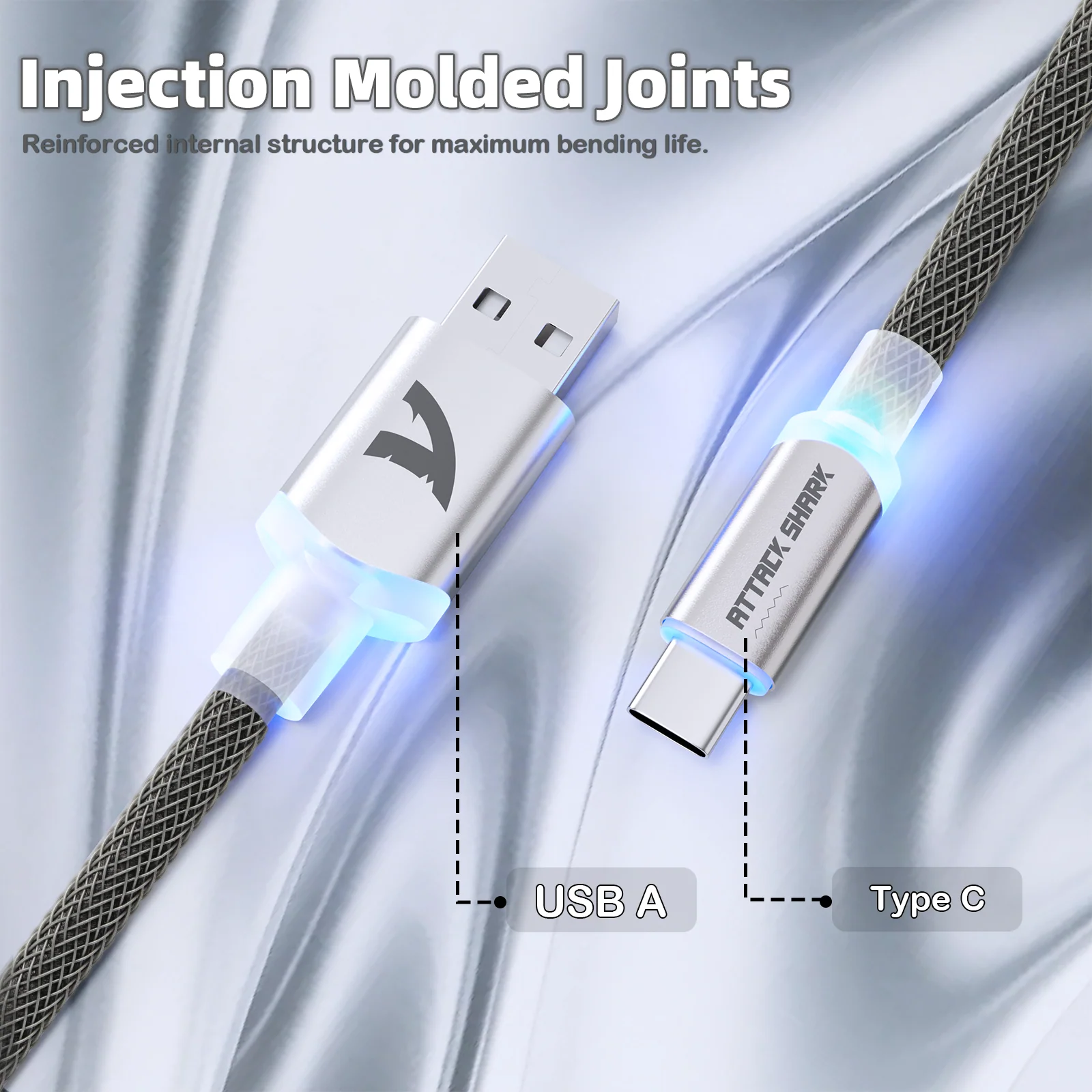 ATTACK SHARK C01ULTIMATE Coiled Cable for 8KHz Magnetic Keyboard - Image 57