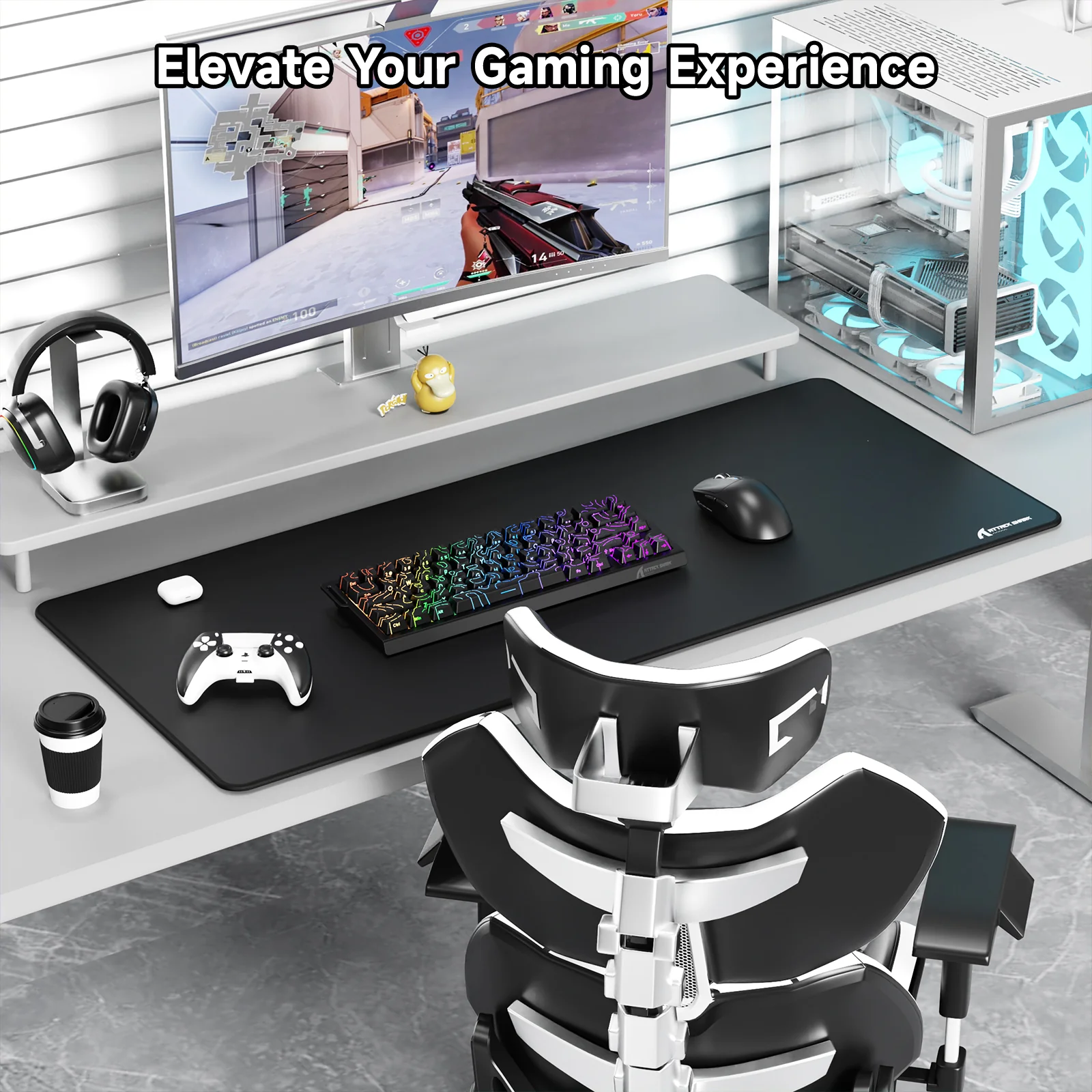 ATTACK SHARK CM02PRO eSport Gaming Mousepad (900x400x4 MM) - Image 18
