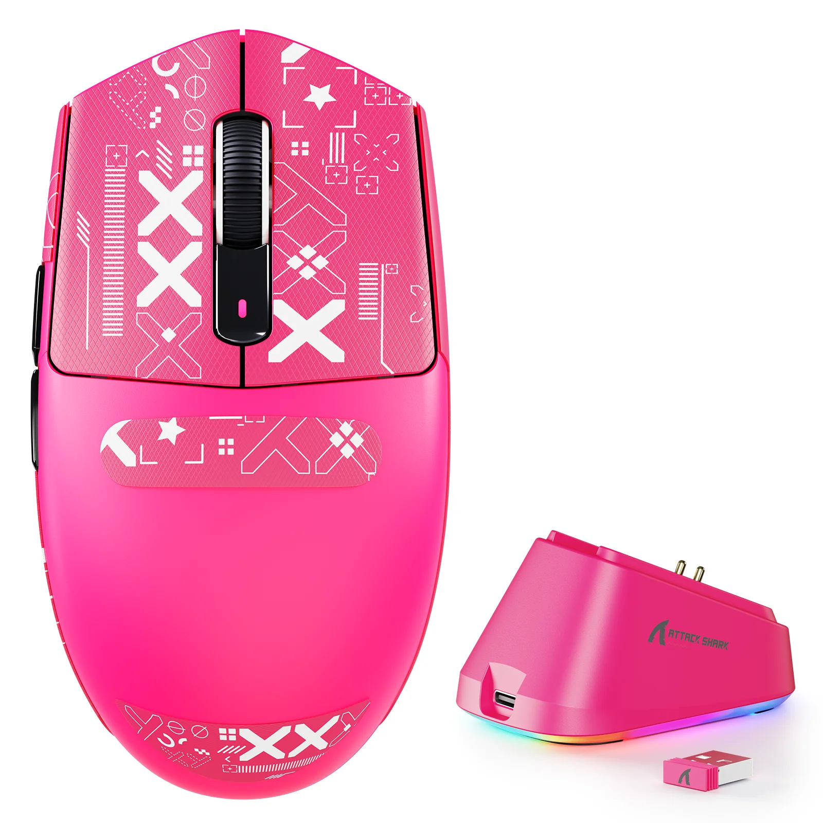 ATTACK SHARK G3 PRO Tri-mode Wireless Gaming Mouse with Charge Dock 25000 DPI Ultra Lightweight - Image 25