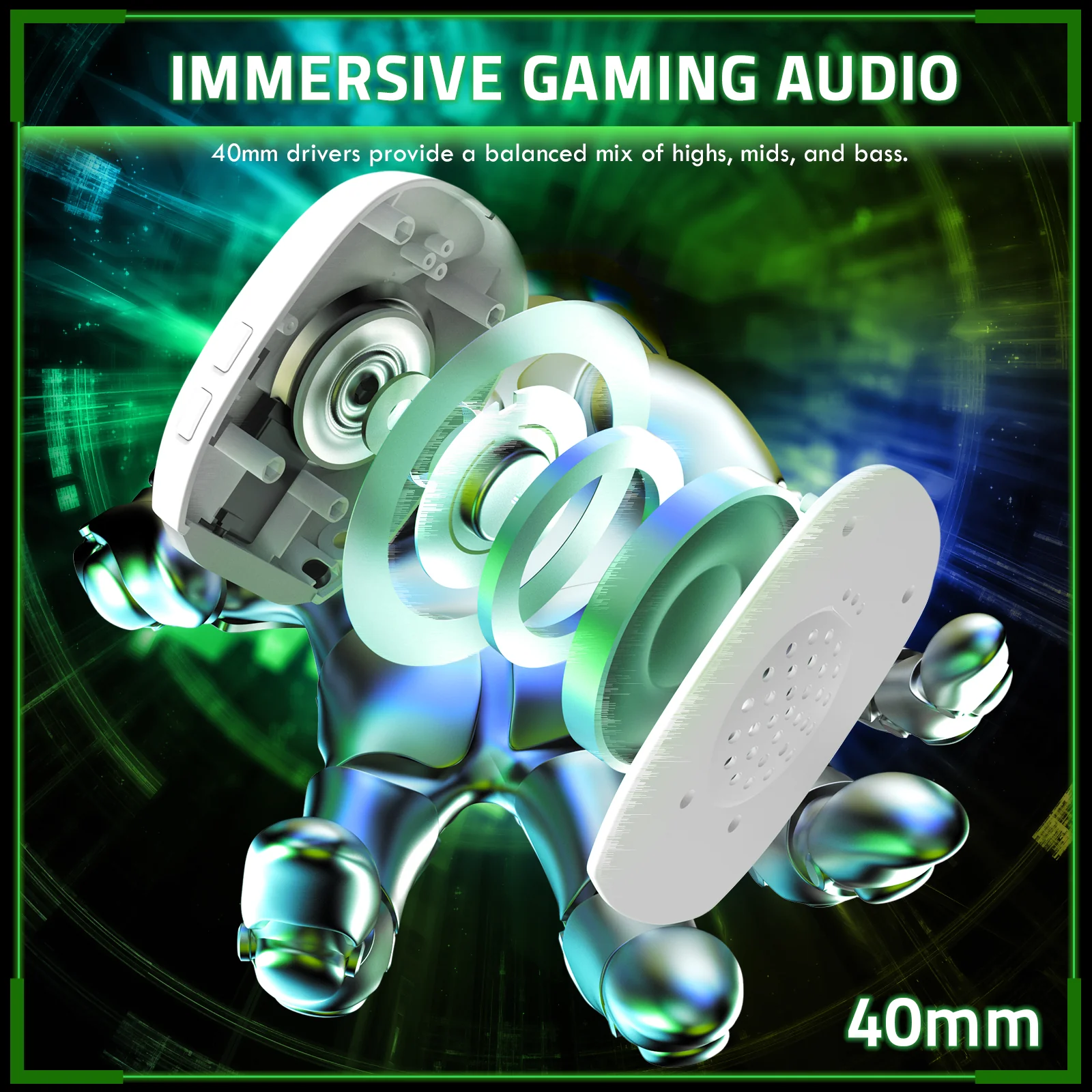 ATTACK SHARK L80 PRO Wireless Gaming Headset - Image 15