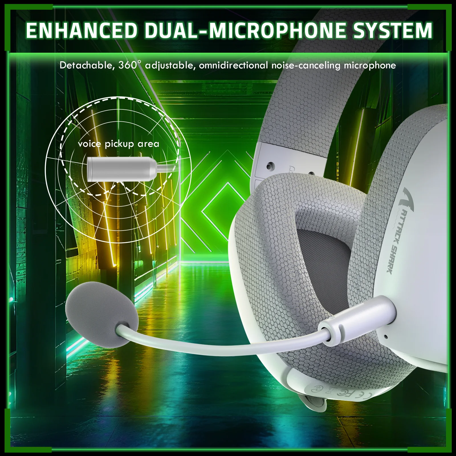 ATTACK SHARK L80 PRO Wireless Gaming Headset - Image 17