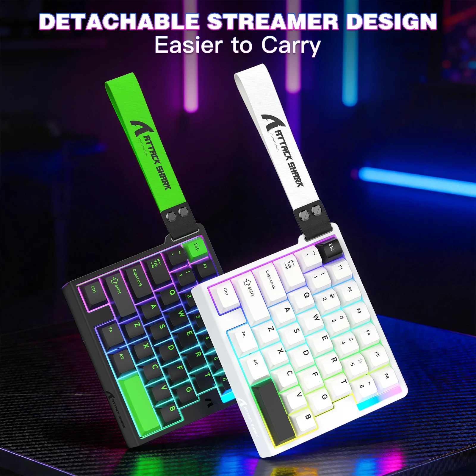 ATTACK SHARK M36 HE One-Handed Magnetic Switch Keyboard - Image 33