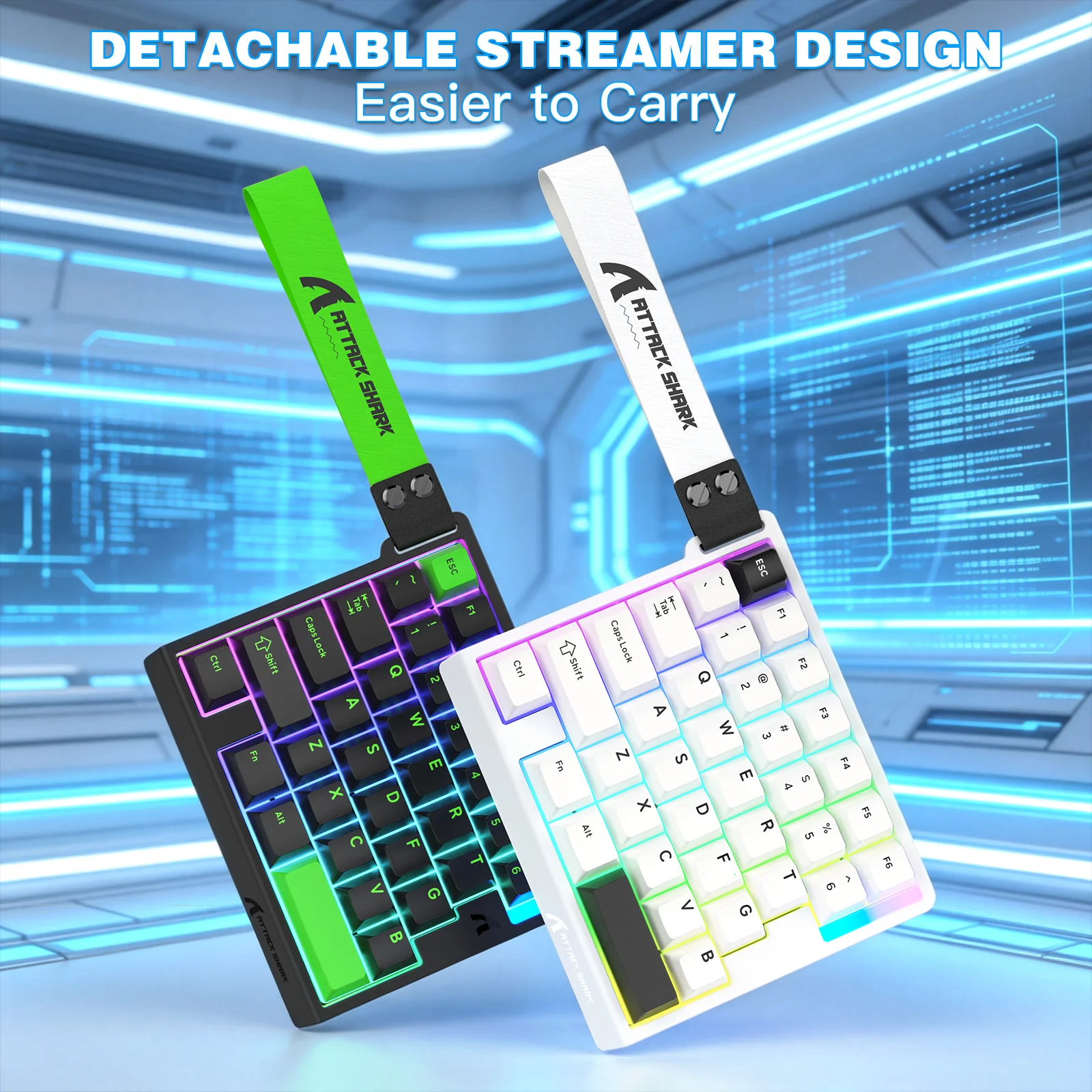 ATTACK SHARK M36 HE One-Handed Magnetic Switch Keyboard - Image 6