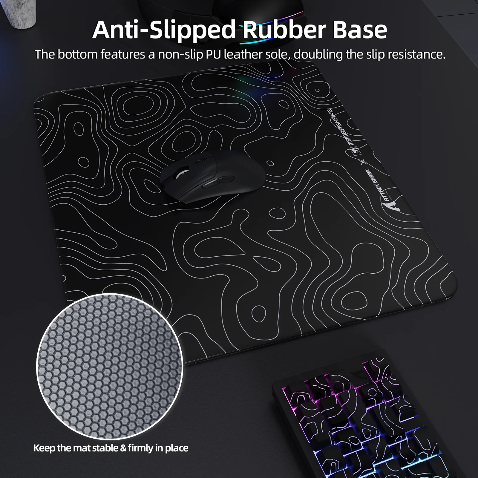ATTACK SHARK CM05 Tempered Glass Gaming Mouse Pad - Image 13