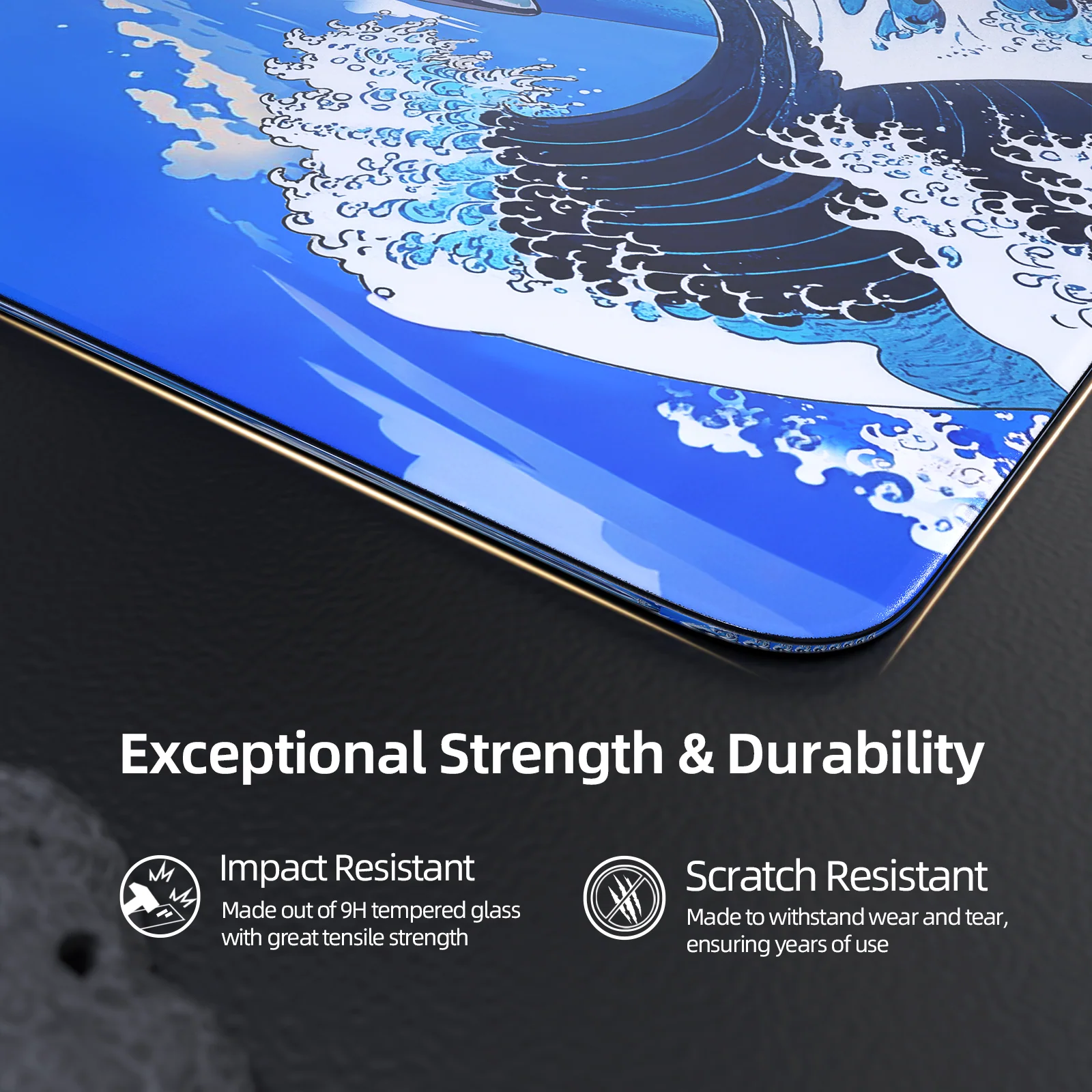 ATTACK SHARK CM05 Tempered Glass Gaming Mouse Pad - Image 28