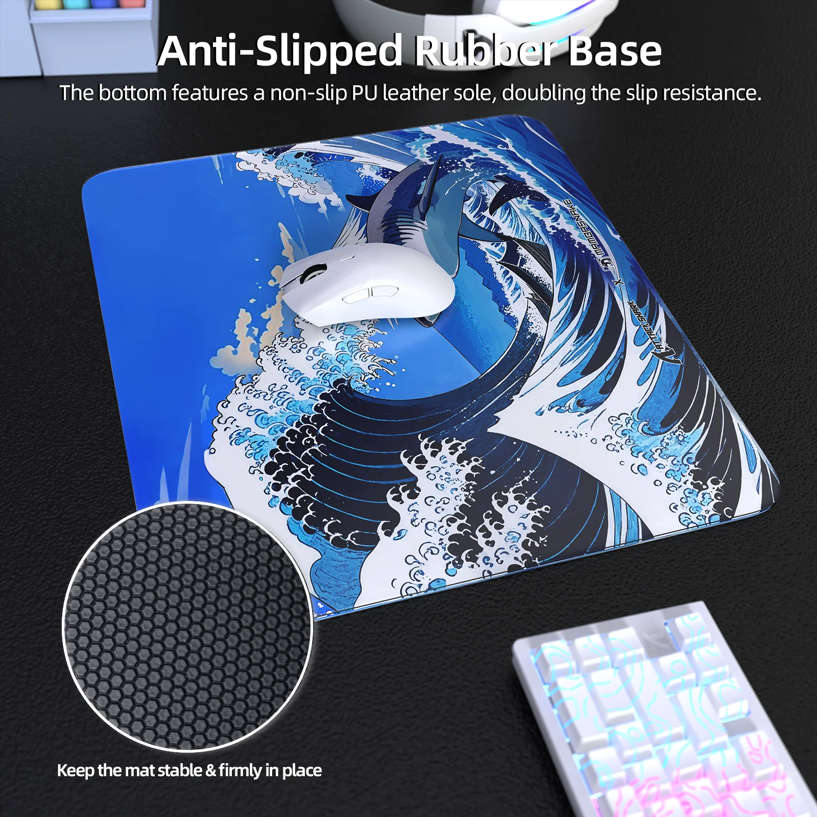 ATTACK SHARK CM05 Tempered Glass Gaming Mouse Pad - Image 29