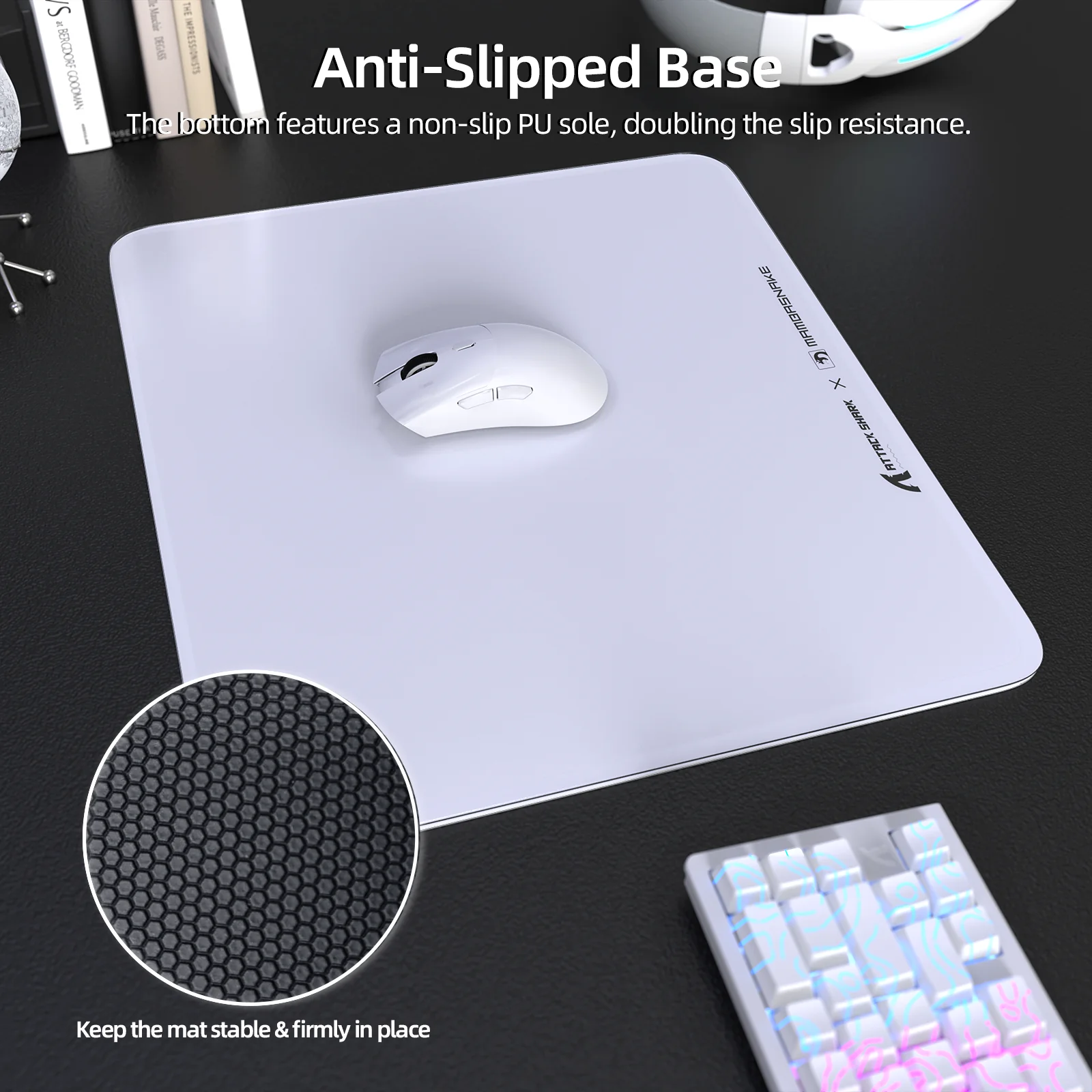 ATTACK SHARK CM05 Tempered Glass Gaming Mouse Pad - Image 37