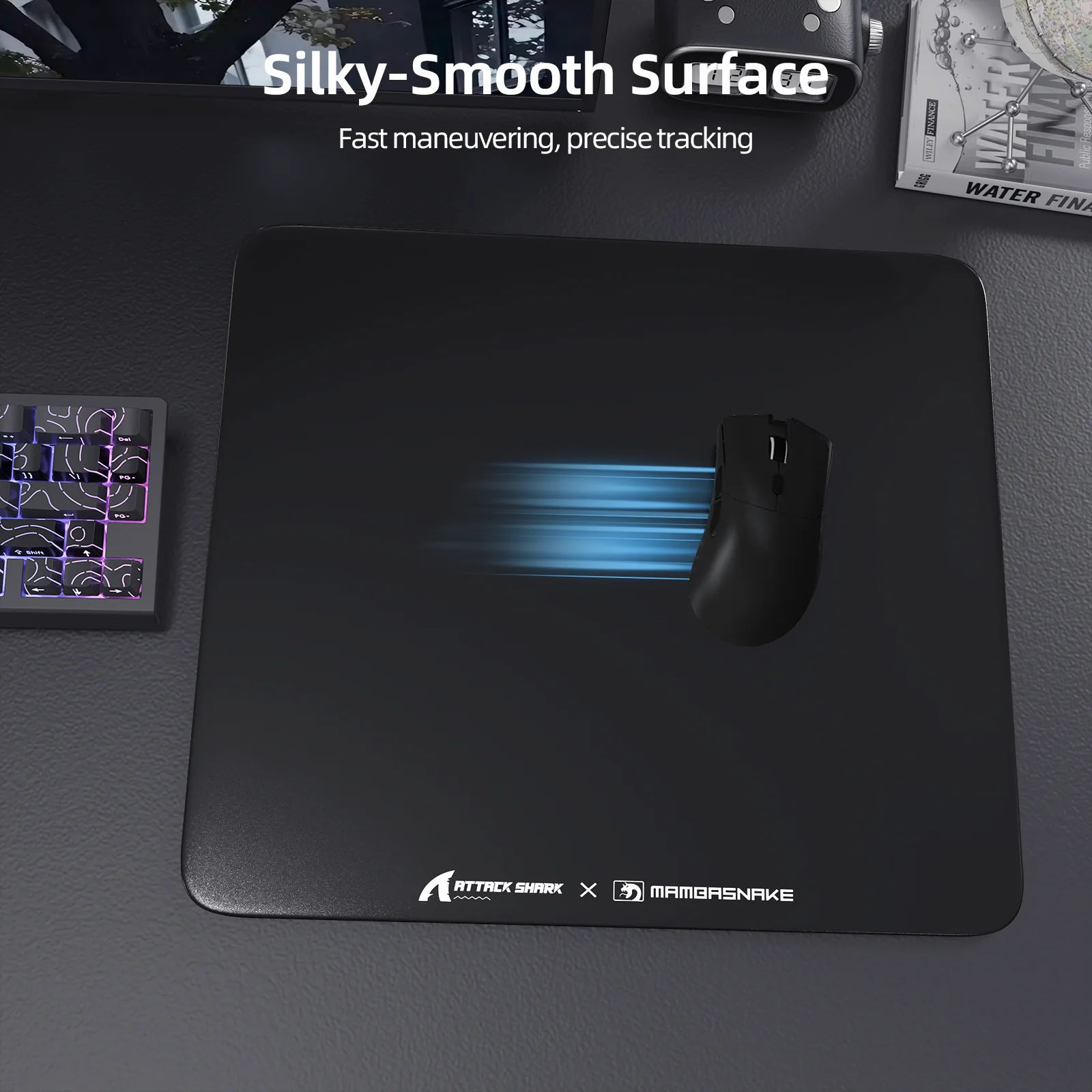 ATTACK SHARK CM05 Tempered Glass Gaming Mouse Pad - Image 43