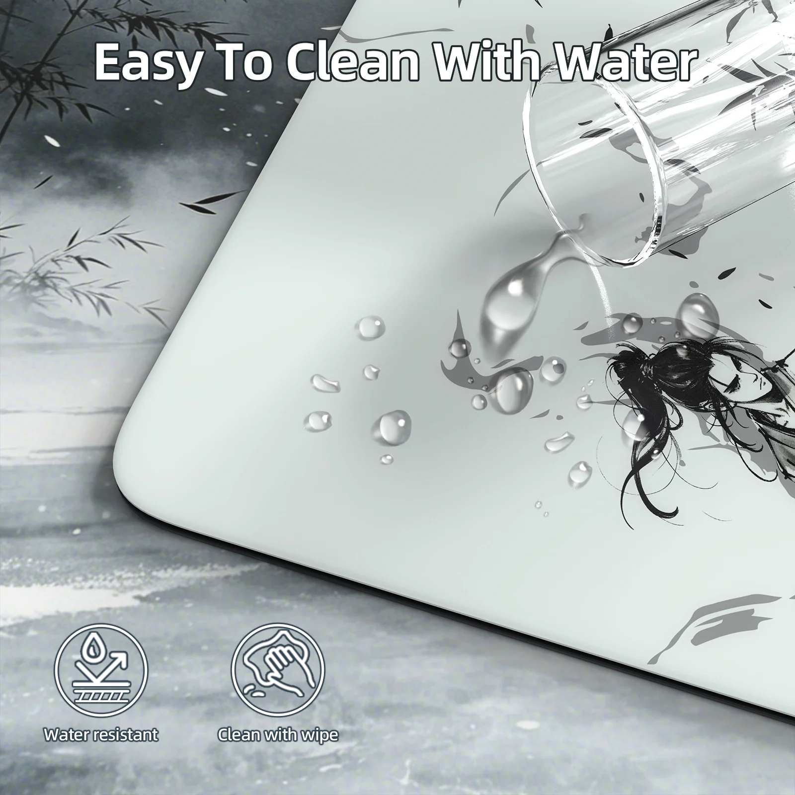 ATTACK SHARK CM05 Tempered Glass Gaming Mouse Pad - Image 6