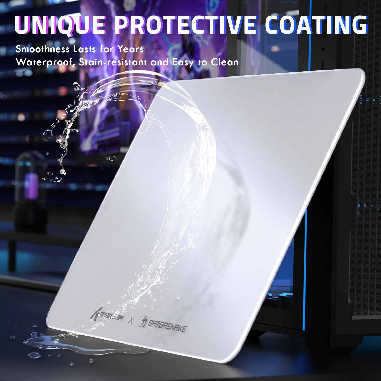 ATTACK SHARK CM05 Tempered Glass Gaming Mouse Pad - Image 89